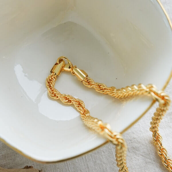 24K金メッキネックレス
