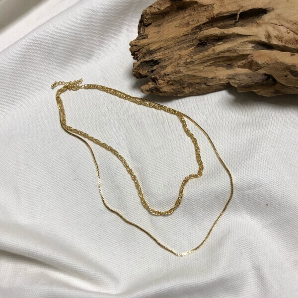 韓国レイアードネックレス