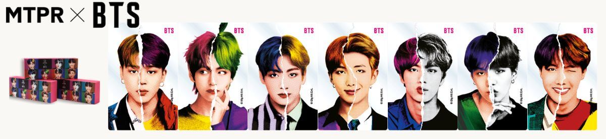 BTSカラコン！「MTPR×BTS」ワンデーカラコン（マイセルフグレー）IDOLシリーズランダムフォトカードプレゼント