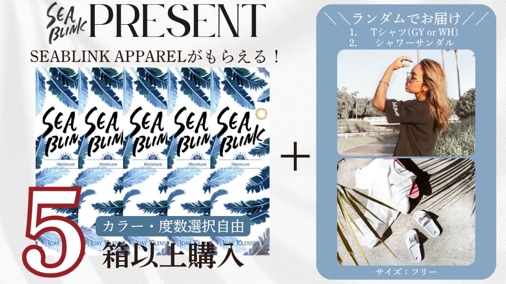 シーブリンクワンデーはハーフ感（外国人風）の瞳に仕上がるカラコン