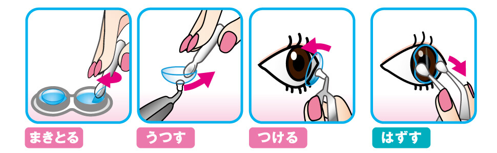 meruru（メルル）ソフト/カラーコンタクトつけはずし器具