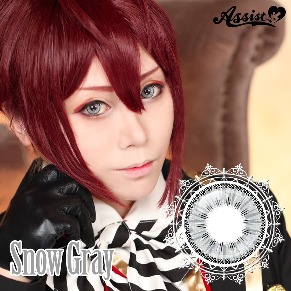 アシストシュシュ アイスフローラワンデー(AssistChouChou ICE Flora 1Day Series)6枚入「スノーグレイ」