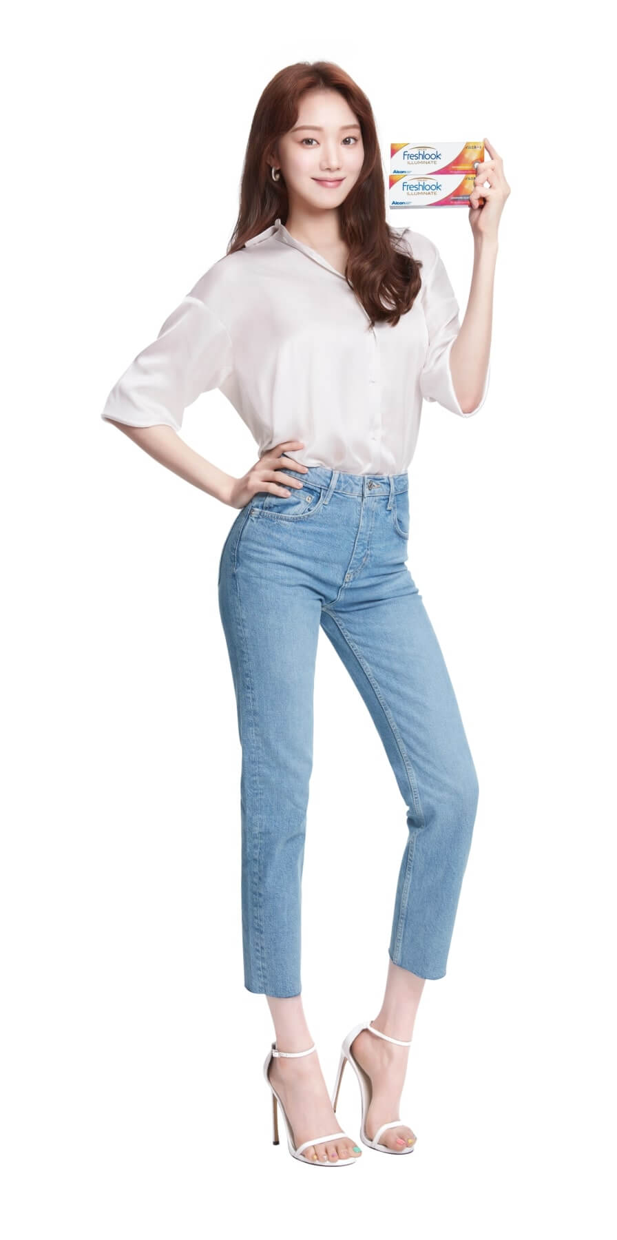 フレッシュルックデイリーズイルミネート 30枚入/度なし・度ありのワンデーカラコン　韓国人気女優の「イ・ソンギョン」さんがモデル。学校やお仕事など毎日使う人に人気！メンズカラコンにもおすすめ！