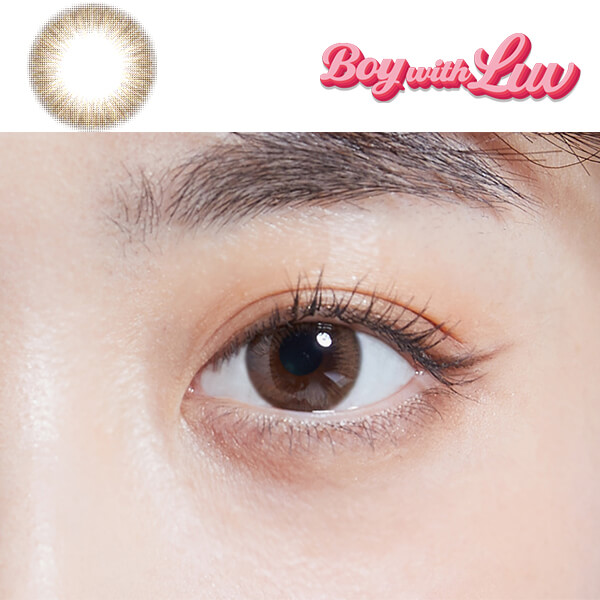 BTSカラコン！「MTPR×BTS」マンスリーカラコン（ソウルブラウン）Boy With Luvシリーズ　装用イメージ