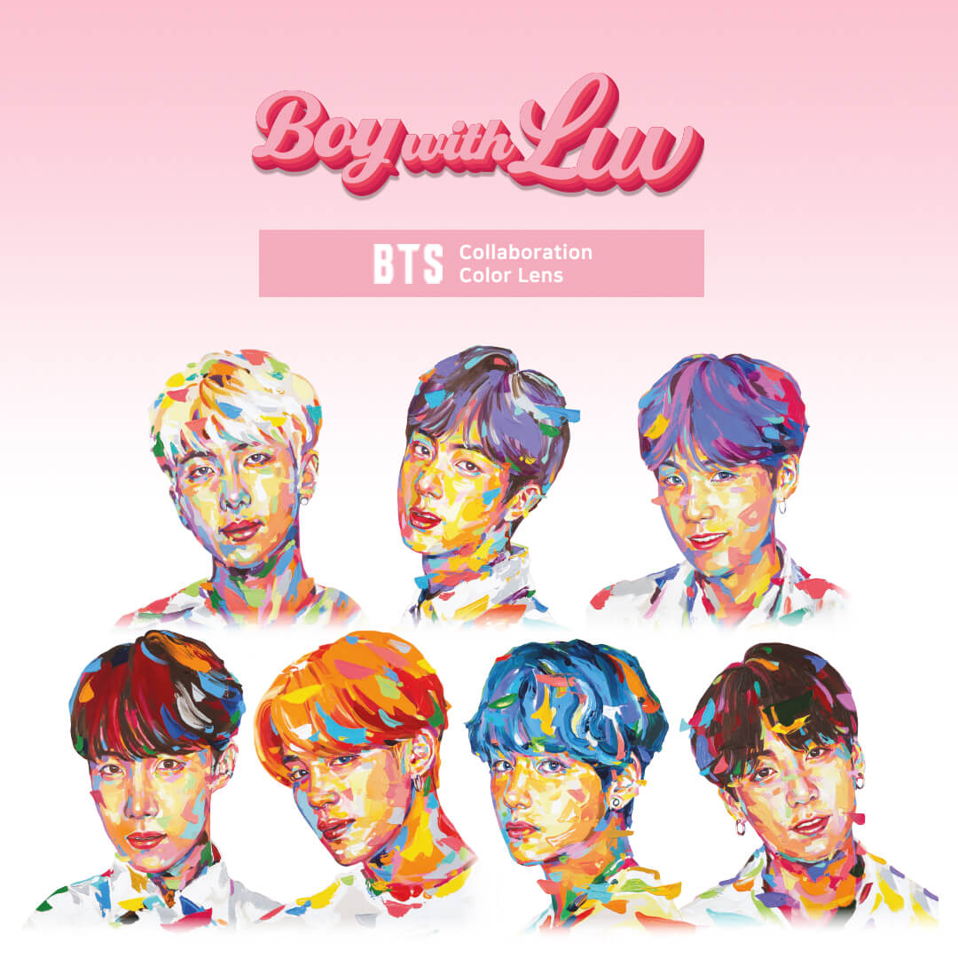 BTSカラコン！「MTPR×BTS」ワンデーカラコンBoy With Luvシリーズ