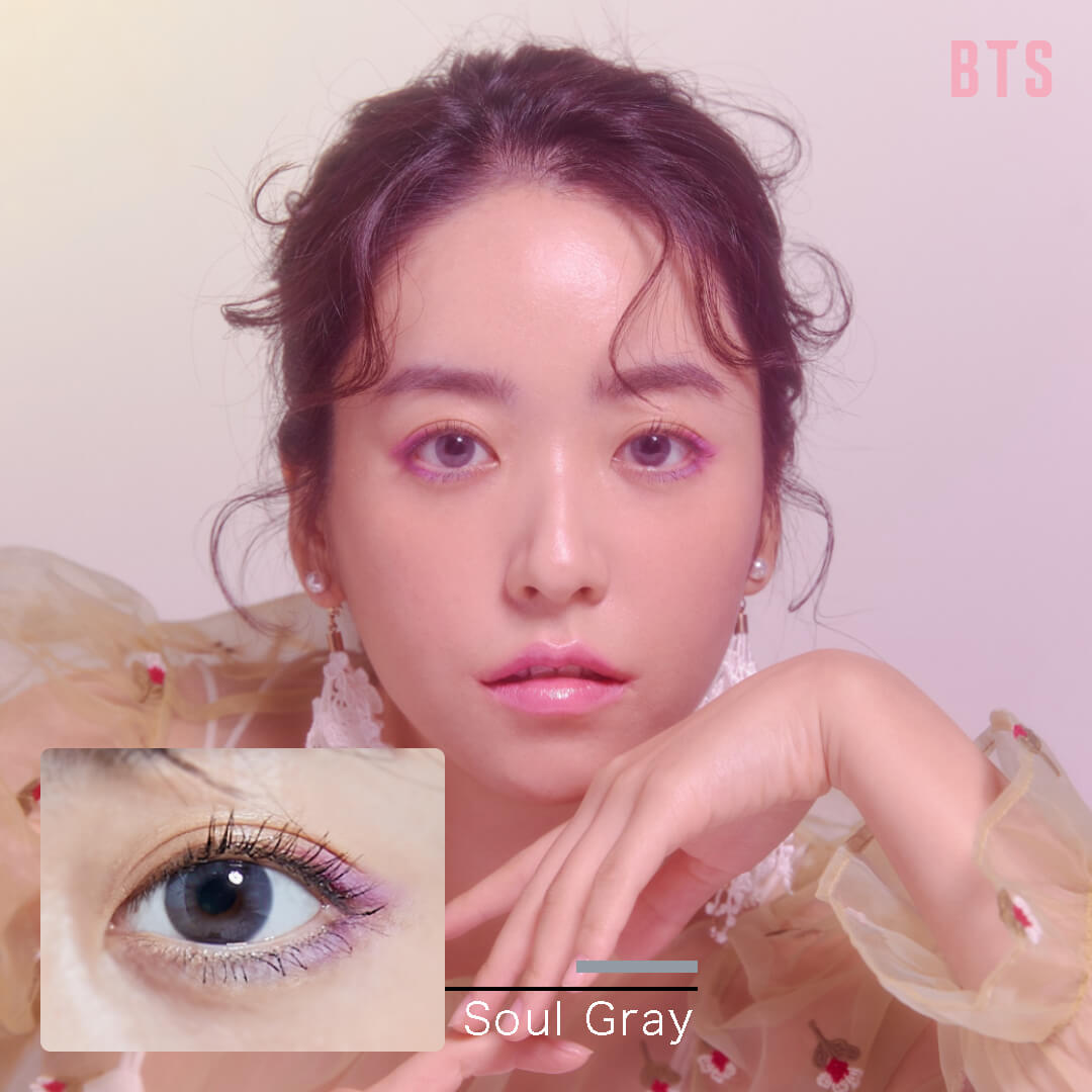 BTSカラコン！「MTPR×BTS」マンスリーカラコンBoy With Luvシリーズソウルグレー