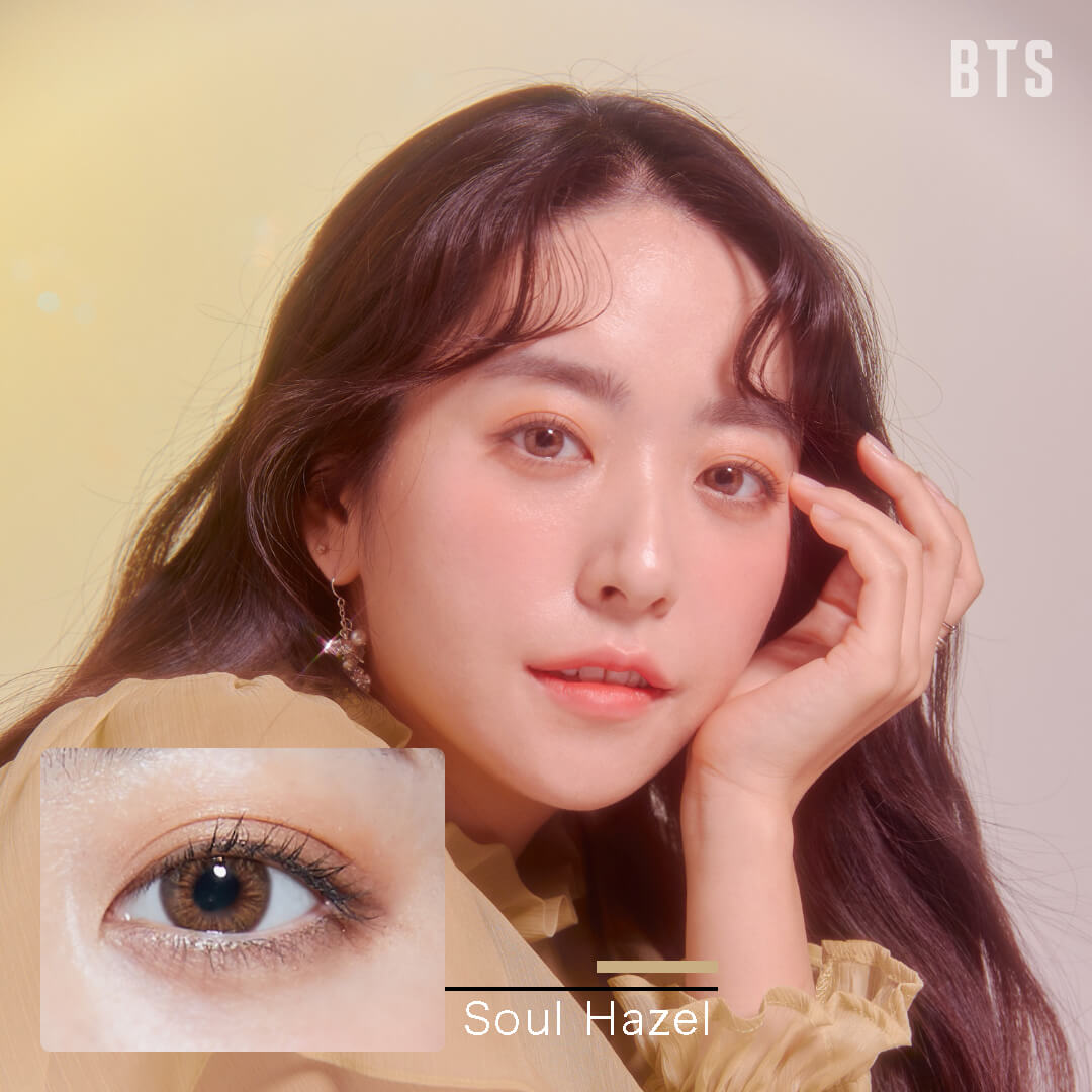 BTSカラコン！「MTPR×BTS」マンスリーカラコンBoy With Luvシリーズソウルヘーゼル