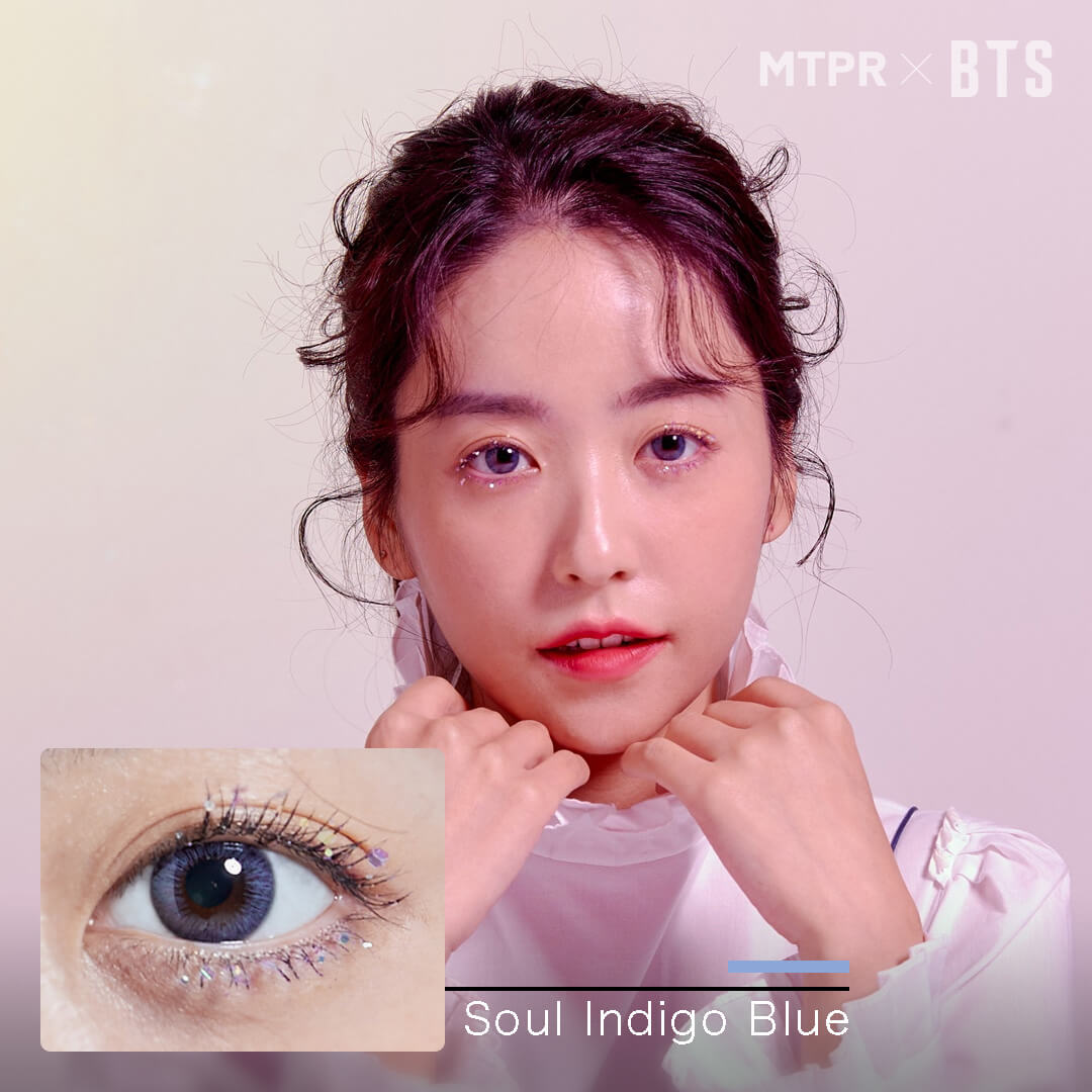 BTSカラコン！「MTPR×BTS」マンスリーカラコンBoy With Luvシリーズソウルインディゴブルー