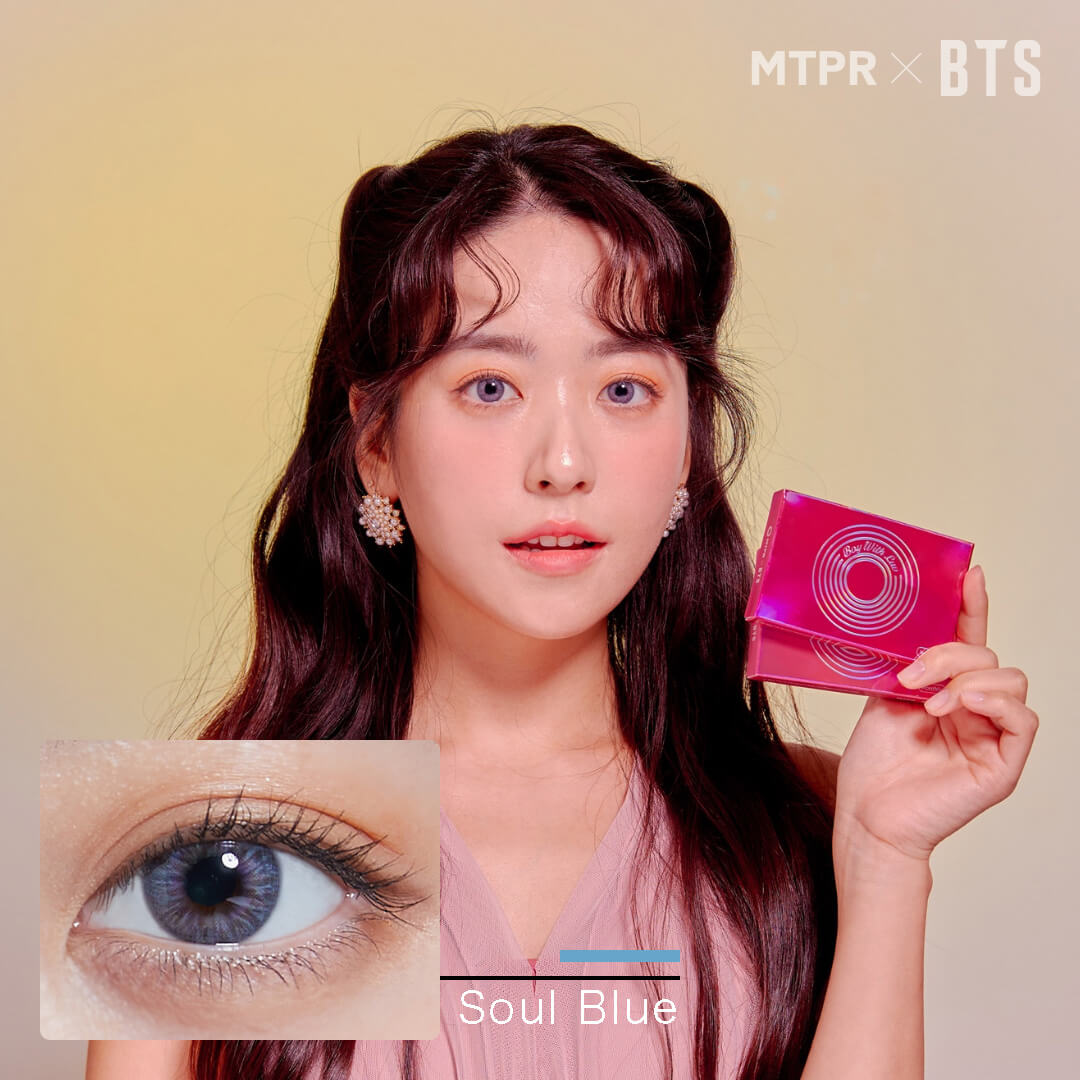 BTSカラコン！「MTPR×BTS」マンスリーカラコンBoy With Luvシリーズソウルブルー