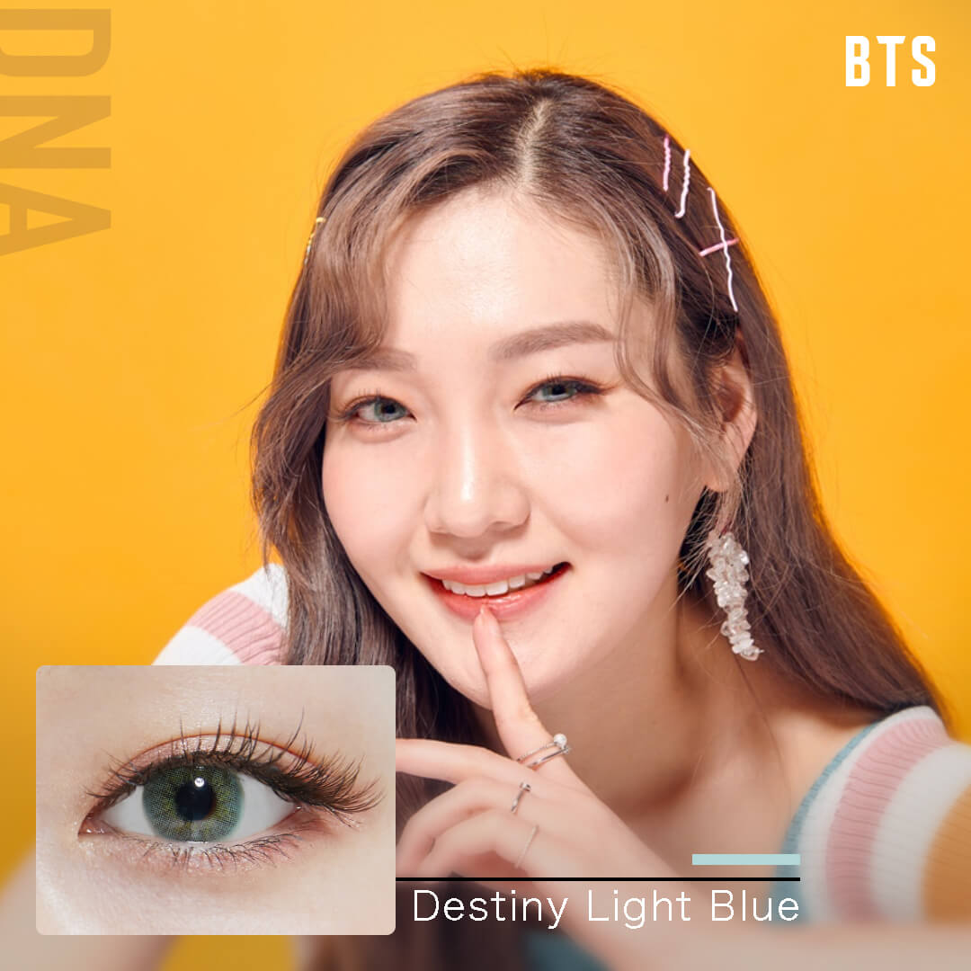 BTSカラコン！「MTPR×BTS」マンスリーカラコン（デスティニーライトブルー）DMAシリーズ　装用イメージ