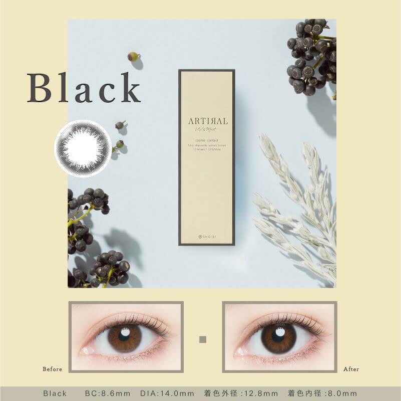 アーティラルUVモイスト 1箱10枚入 ブラック