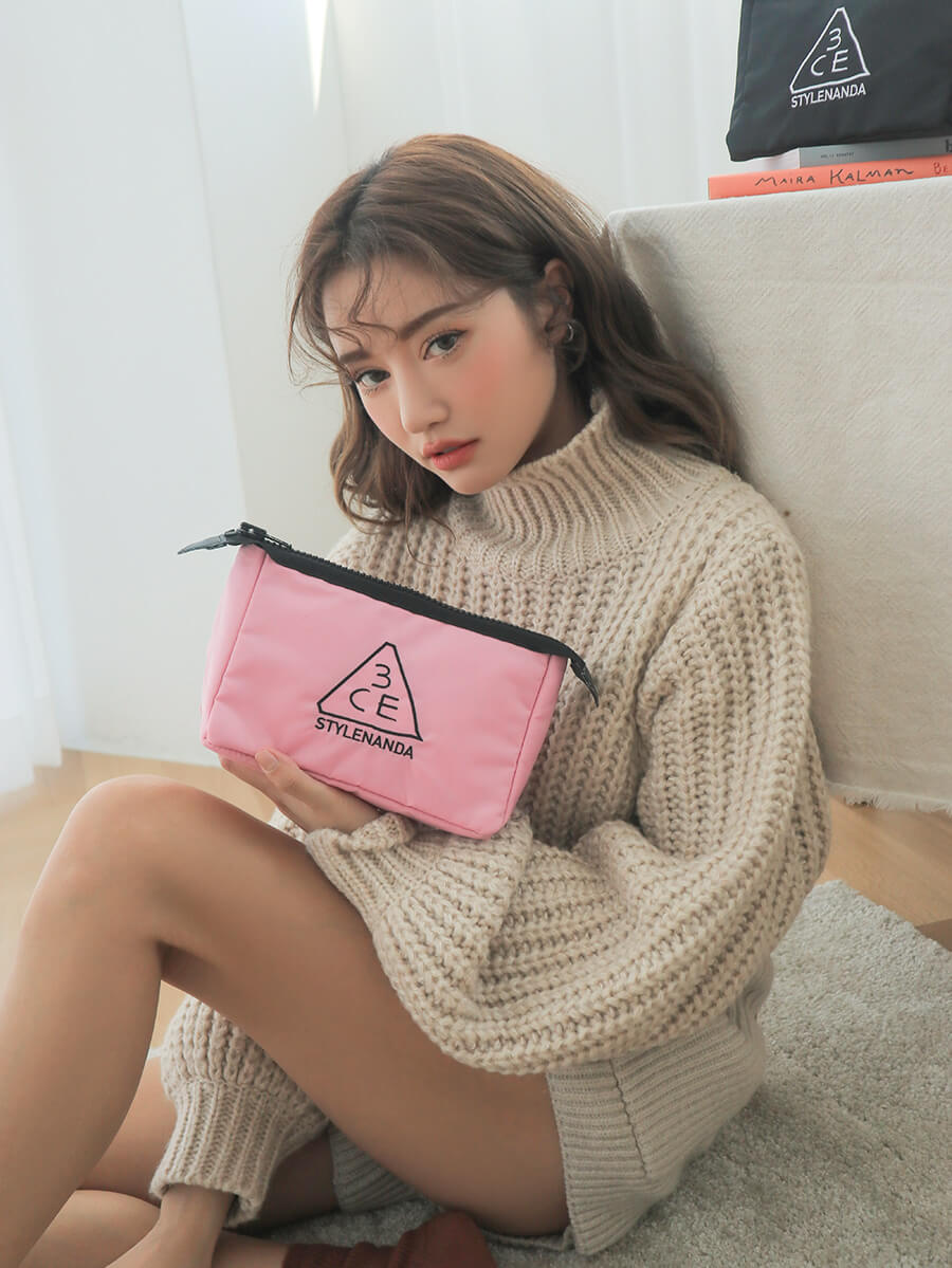 3CE PINK RUMOUR POUCH