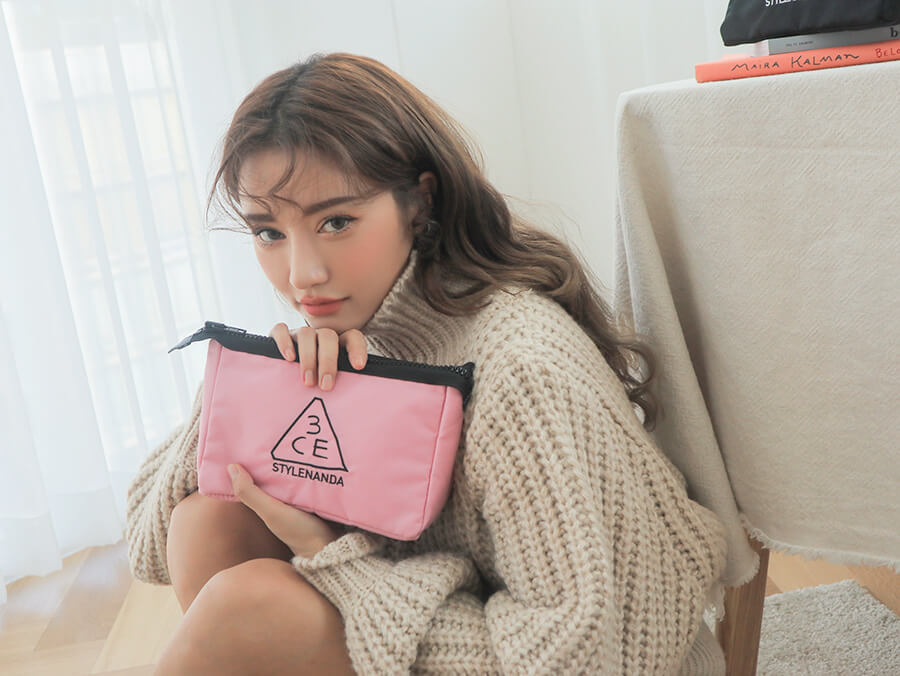 3CE PINK RUMOUR POUCH
