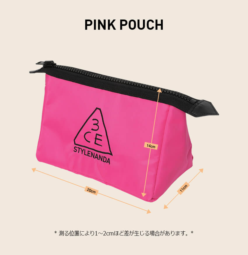 3CE PINK POUCH