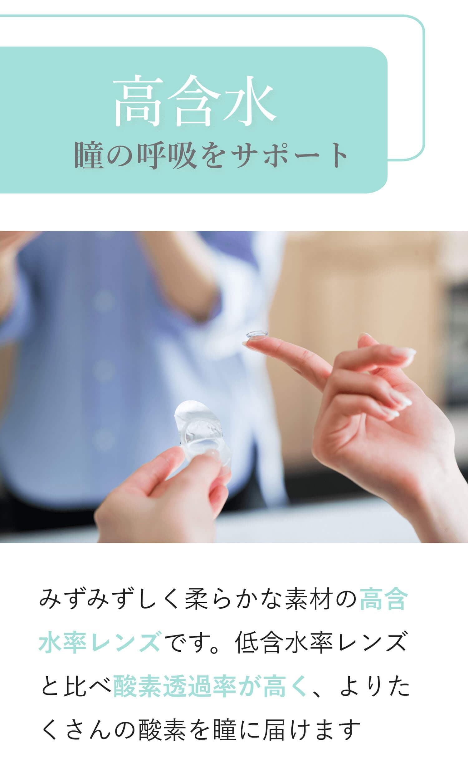 コンクルワンデー10枚入 は眼科医監修のサービスから生まれた次世代コンタクトレンズconcle瞳の快適を1日中サポート