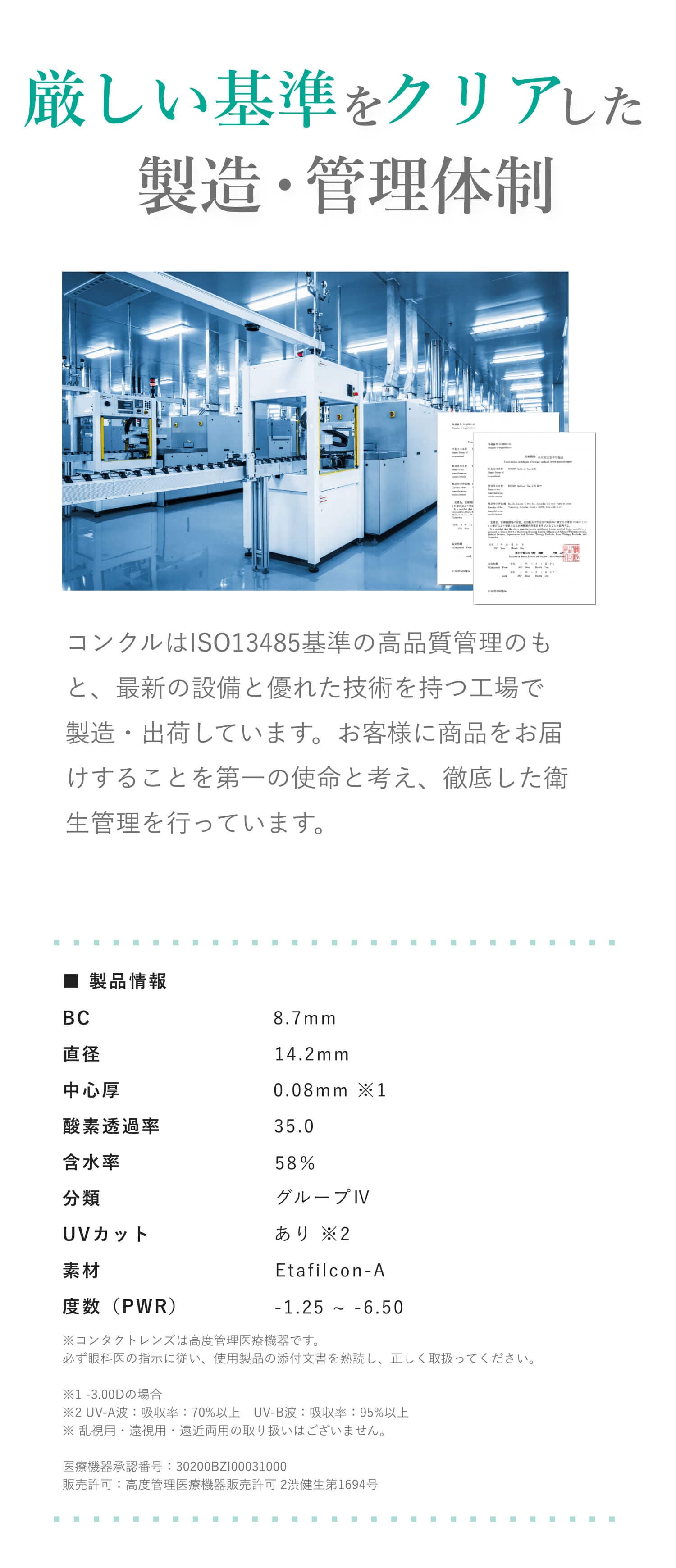 コンクルワンデー10枚入 は眼科医監修のサービスから生まれた次世代コンタクトレンズconcle瞳の快適を1日中サポート