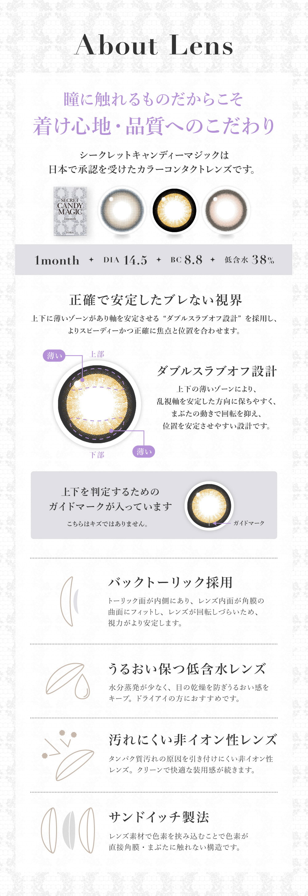 板野友美イメージモデルのシークレットキャンディマジックマンスリーから待望の乱視用(トーリック)が登場!