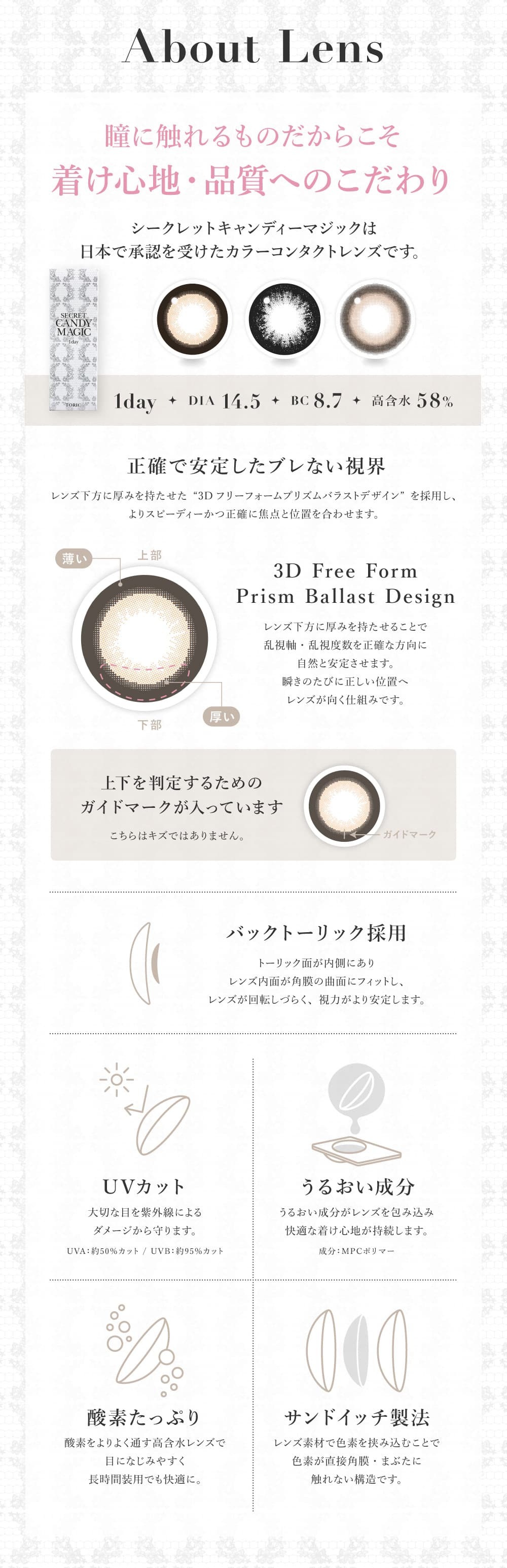 シークレットキャンディーマジックトーリック-キャンマジ乱視-キャンディーマジックトーリック