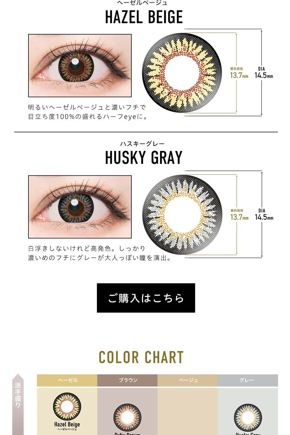 ドープウィンク(DOPE WINK)マンスリーはみちょぱこと「池田美優」イメージモデルのギャルメイクおすすめの盛りカラコンの「ブレイクシリーズ」はド派手にはじけるハーフアイ