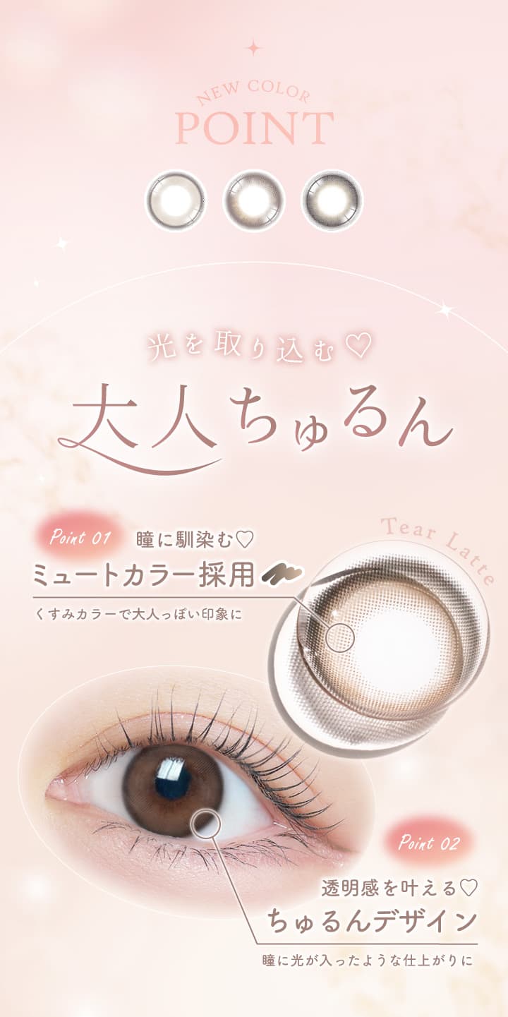 エルージュ（eRouge） 2ウィーク 1箱6枚入大人ちゅるん光を取り込むカラコン！