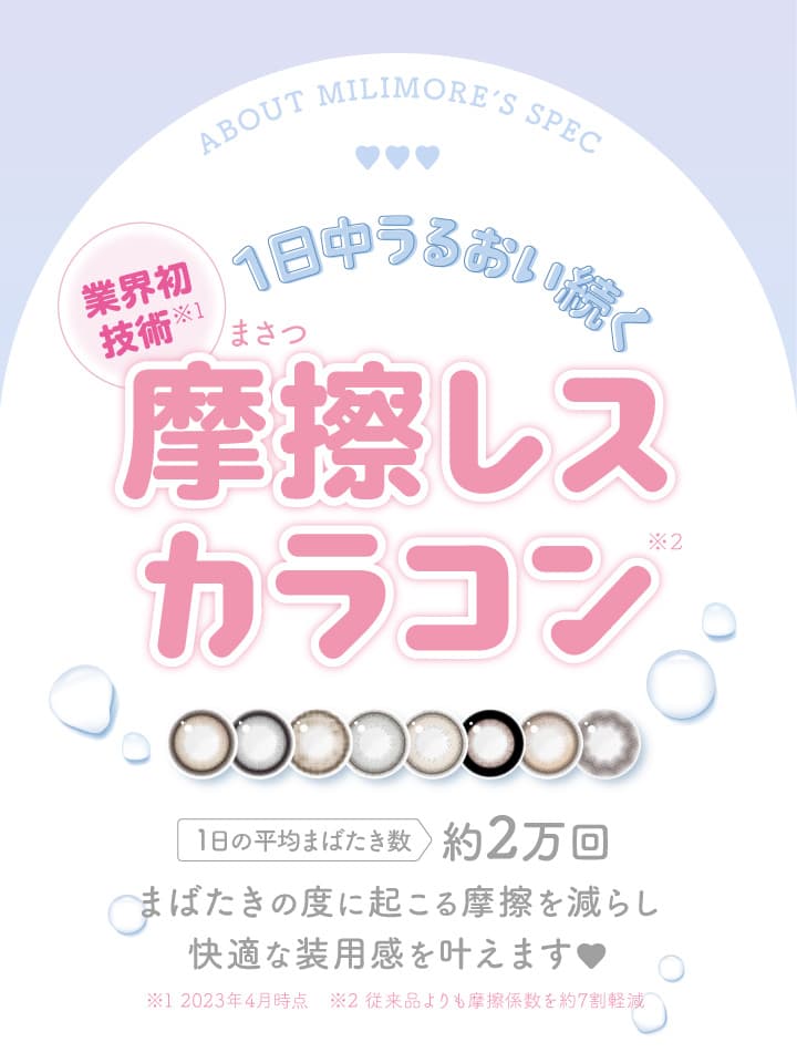 エバーカラーワンデーに待望の新ブランド「MILIMORE（エバーカラーワンデー ミリモア）」を発売！「1mmでももっとかわいくなりたい」がテーマのカラコン