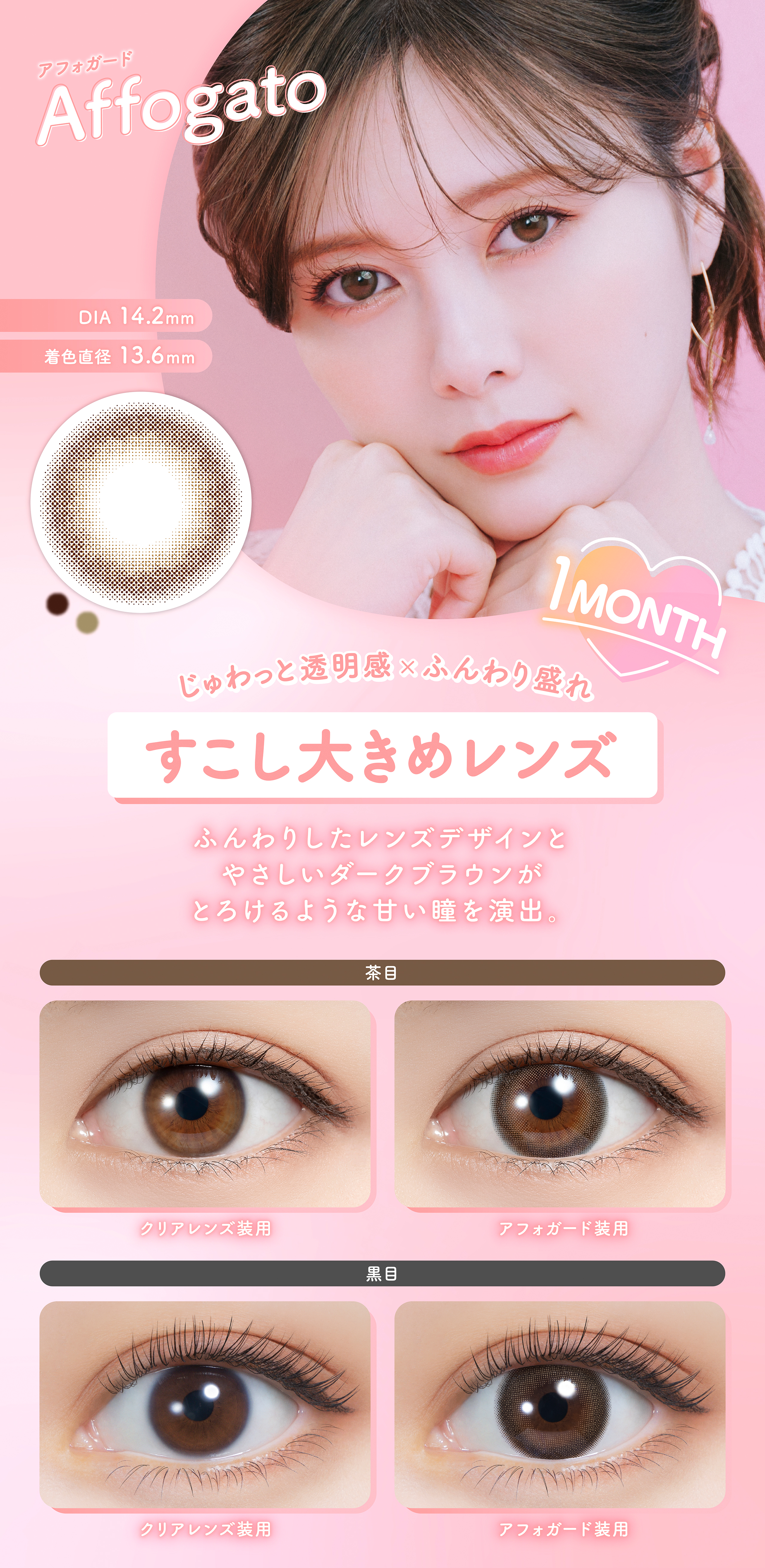 白石麻衣イメージモデルのフェリアモマンスリー（feliamo）アフォガード詳細