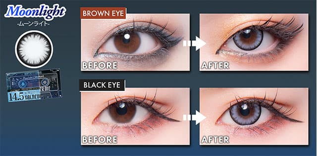 ギャルネバーダイ(GAL NEVER DIE)ちゃんみなカラコン！新作-ムーンライト