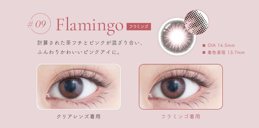 今最高にフォトジェニックな私に！GENISH（ジェニッシュ）「09.flamingoフラミンゴ」詳細