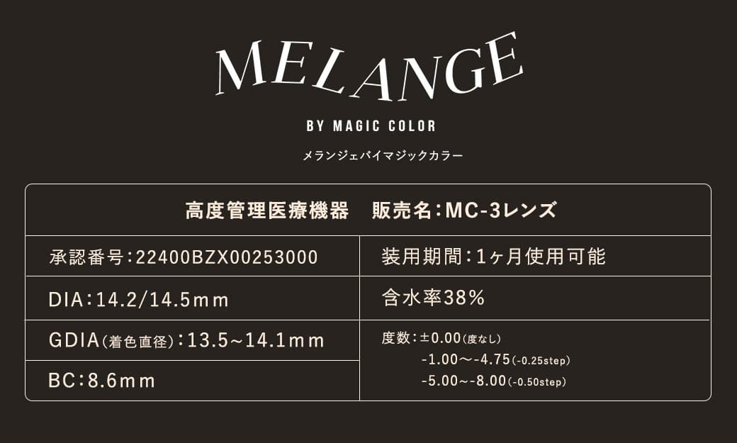 メランジェバイマジックカラーマンスリー