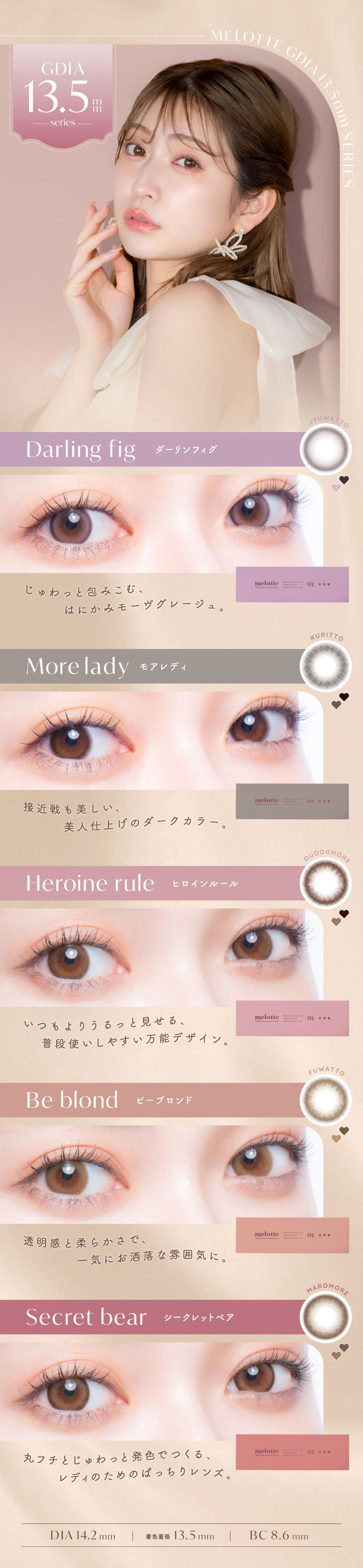 吉田朱里（あかりん）プロデュースカラコンのメロット（melotte）