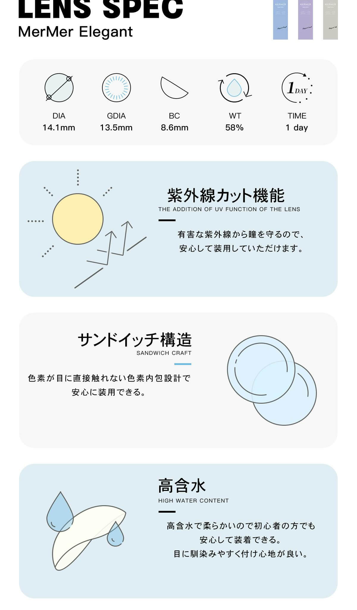 メルメル エレガントシリーズ (MERMER Elegant Series)