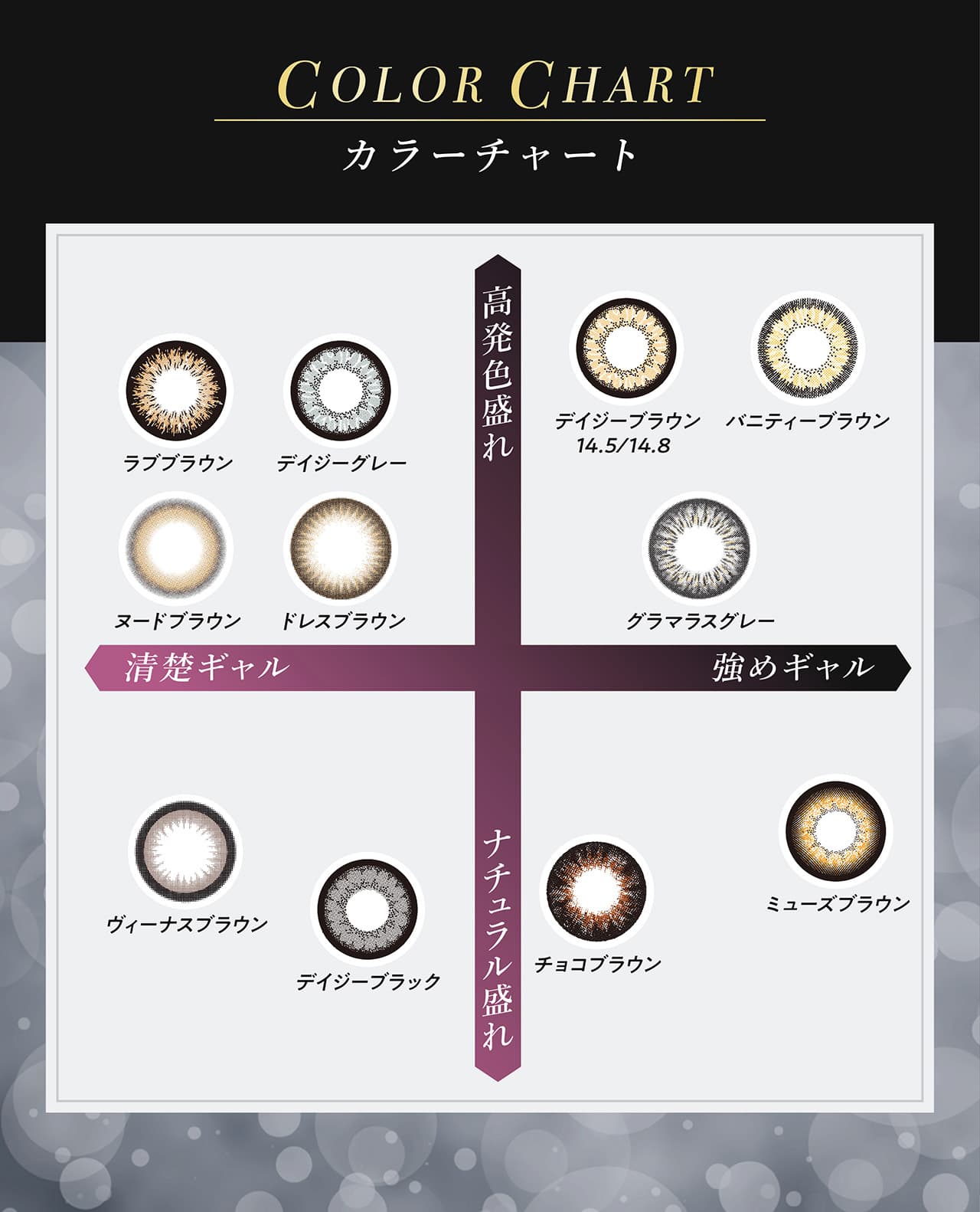 Mirage(ミラージュ)1Month(2枚入）1ヶ月カラコンレンズ詳細