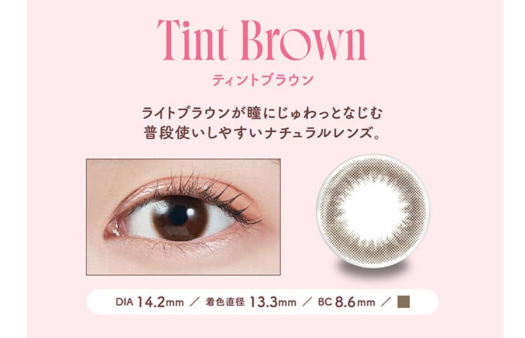 LE SSERAFIM（ルセラフィム）宮脇咲良イメージモデルMOLAK（モラク）ワンデー「ティントブラウン」詳細