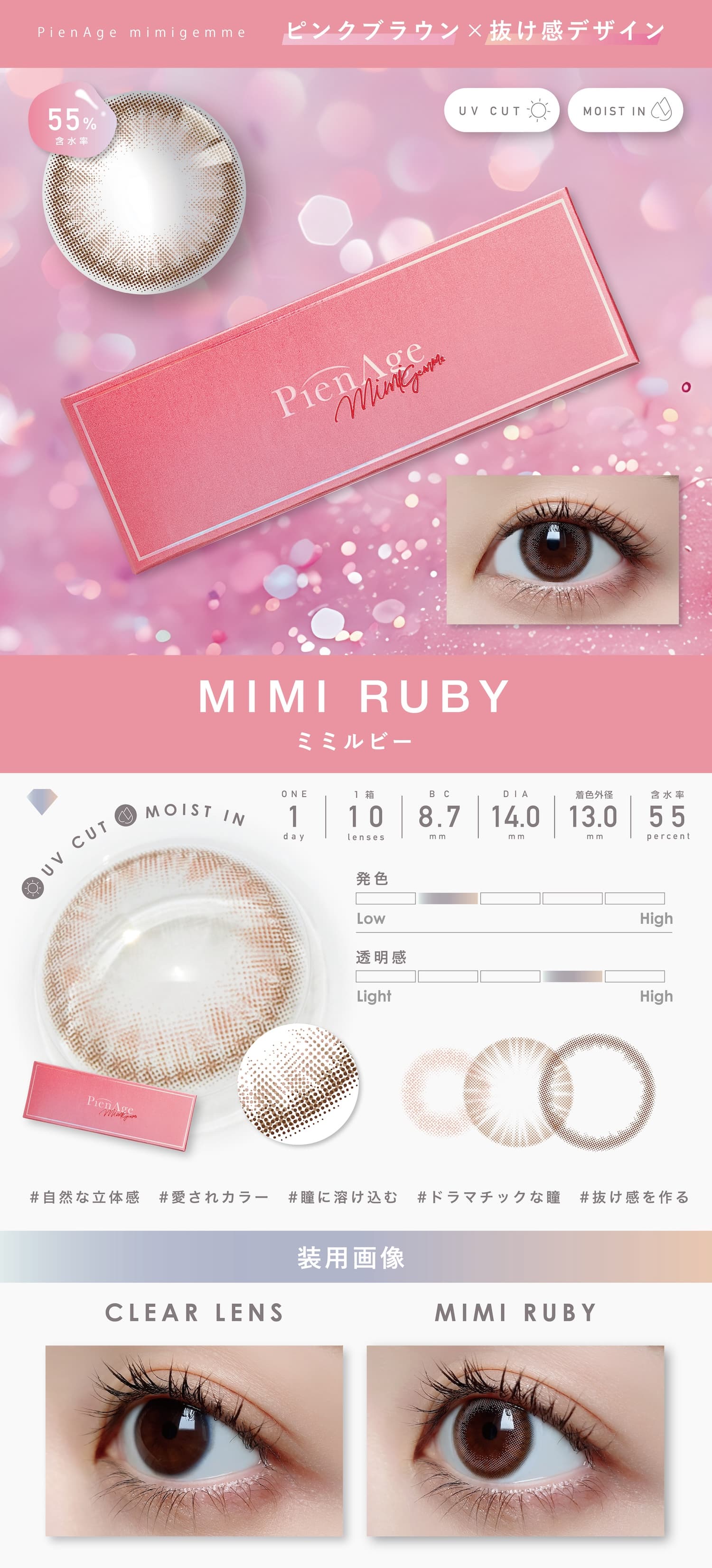 ピエナージュミミジェムのミミルビー詳細