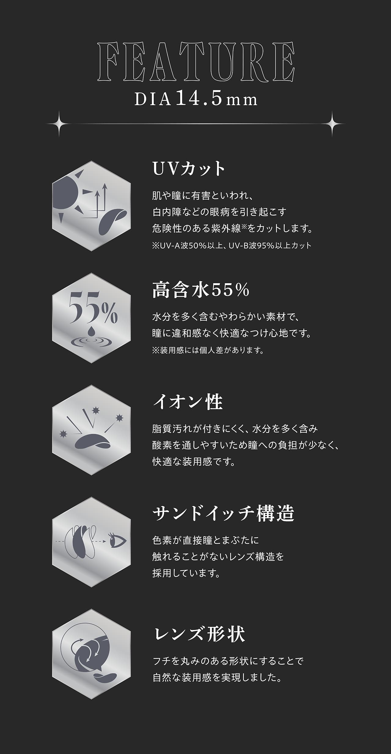 せいせい（田向 星華）プロデュース＆イメージモデルカラコンRESAY（リセイ） DIA14.5mm