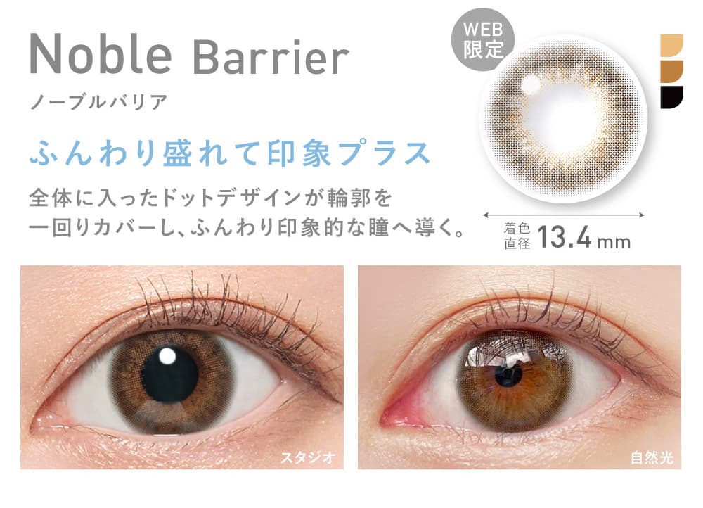 レヴィアBLBカラー 1DAY 10枚 業界初ブルーライト軽減レンズ　ノーブルバリア詳細