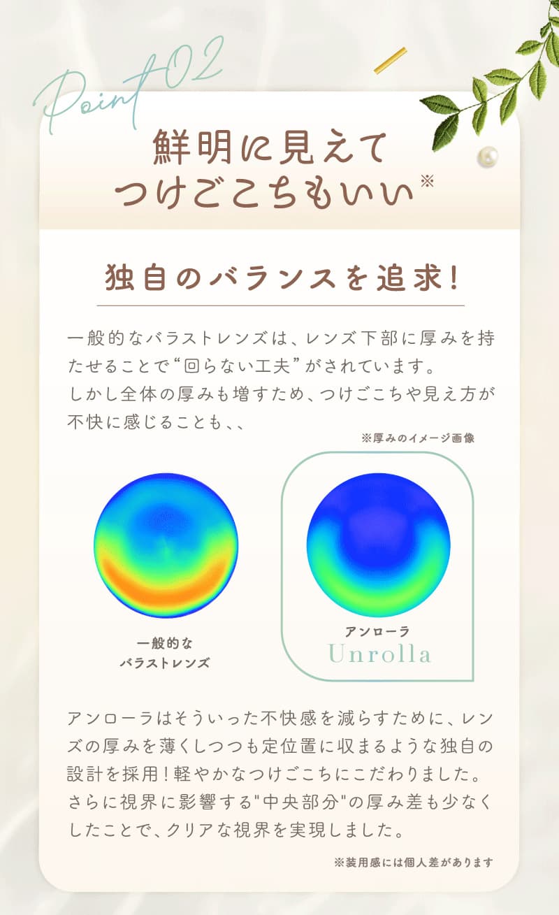 日本初！シリコーン素材-回らない水光カラコン-ワンデーリフレア アンローラ(Unrolla)10枚入 