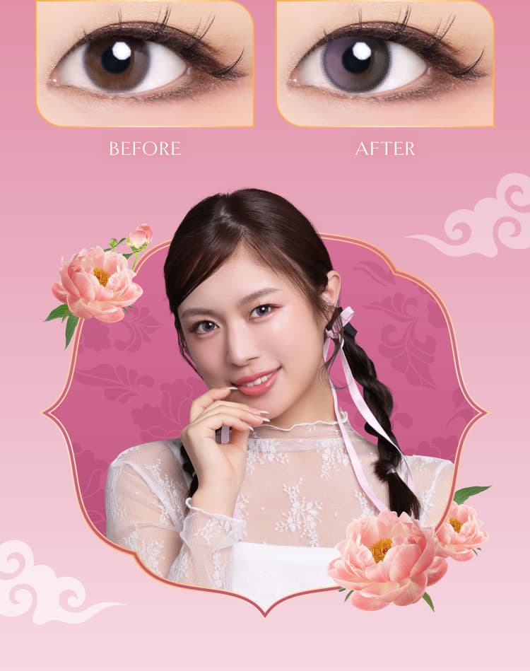 イマドキワンホン「VILLEGE 秘麗潔(ヴィレジェ)」ワンデーカラコン「アイニ―ピンク」詳細