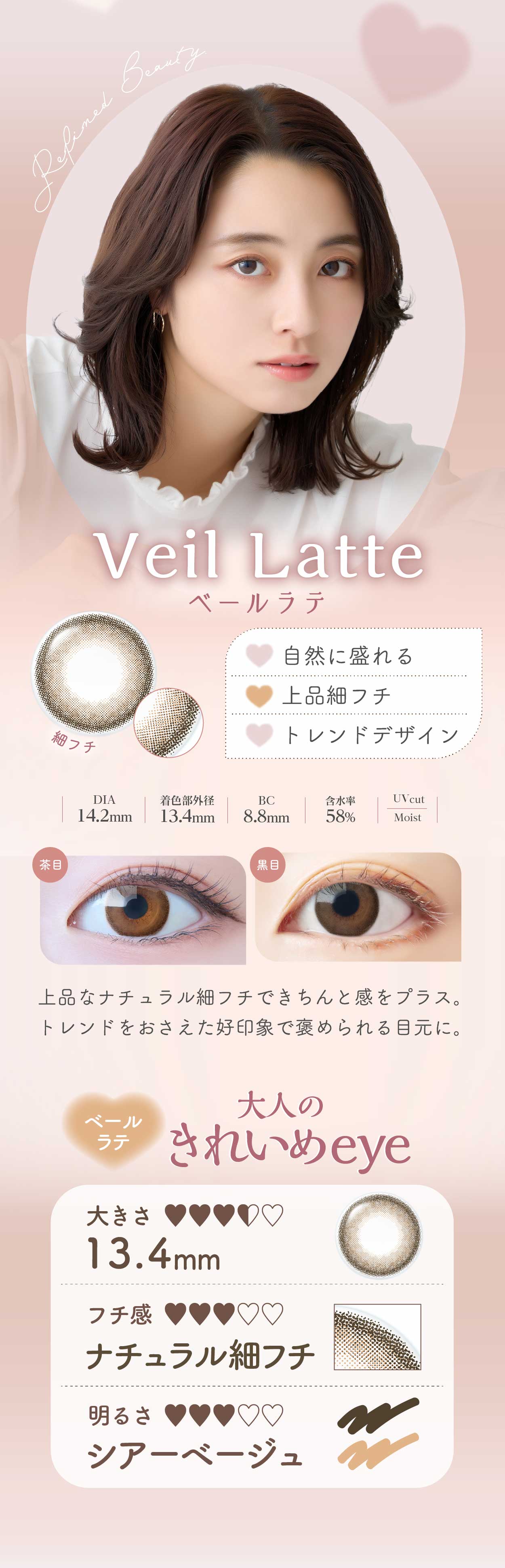 Elumia1day Multifocal（エル―ミャワンデーマルチフォーカル）-大人の女性のための遠近両用カラコン-ベールラテ
