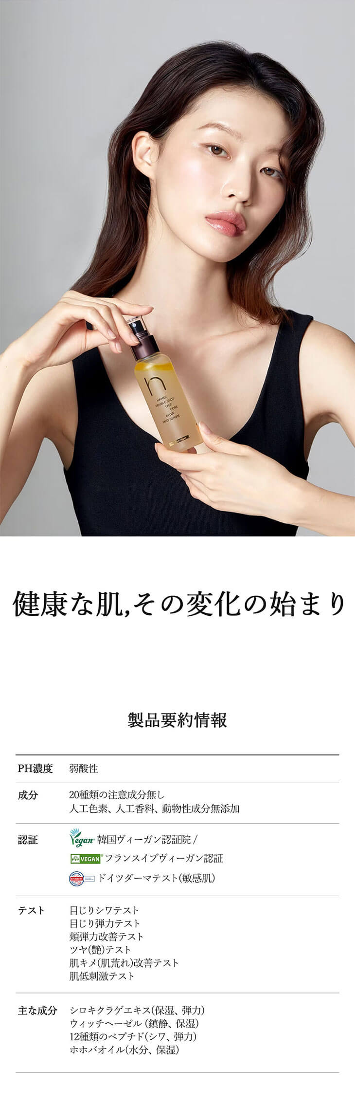 hamel(ハメル)ダブルショット12GFコアグロウミストセラム