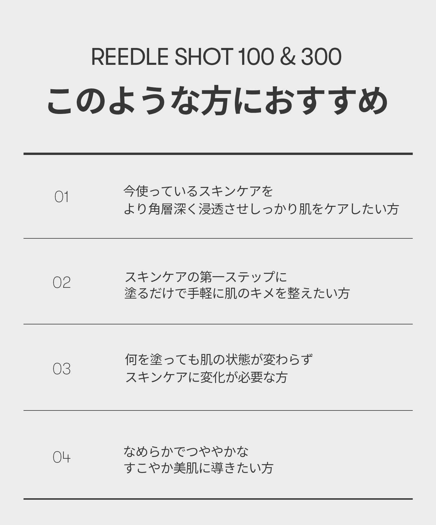 VT cosmetics リードルショット300　美容エステ級ケアをおうちで！きめ細やかな美肌へターンオーバー正常化