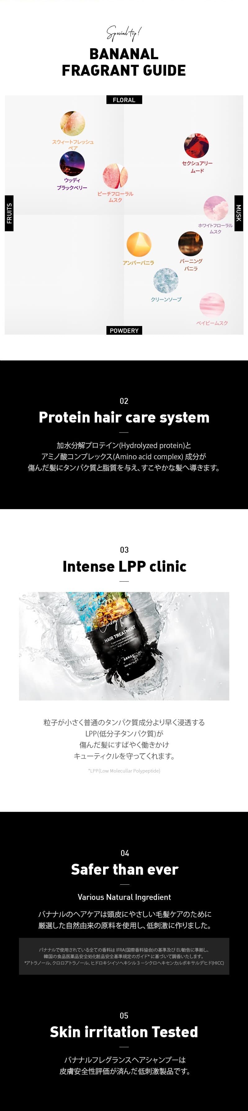 【バナナル(BANANAL)】パフュームドヘアトリートメント 500ml 