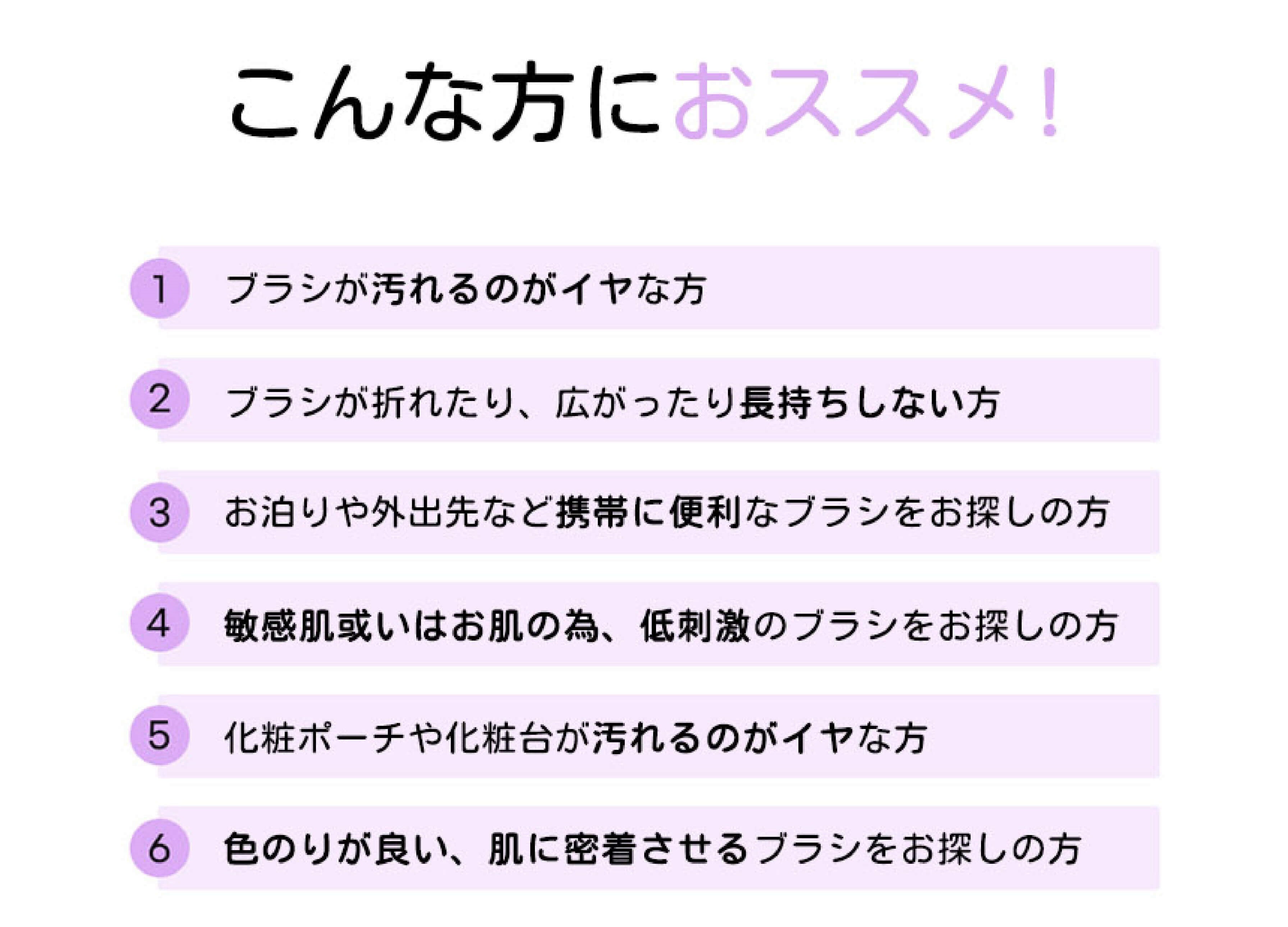 CLICKA(クリッカ)アイシャドウ　リップブラシ