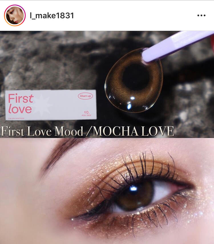 Glamup 1day 究極の艶感　モカラブ着画manaさん