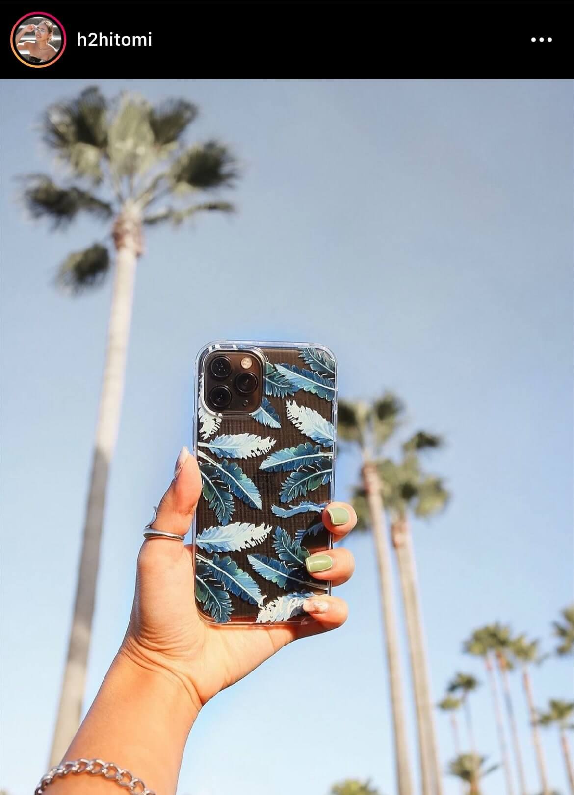 SEA BLINK iPhoneクリアケース インスタ投稿写真