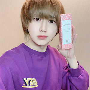 エンジェルアイズワンデー10枚入 ゆーちゃそ王子さんヴィヴィッドブラウン装用イメージ画像