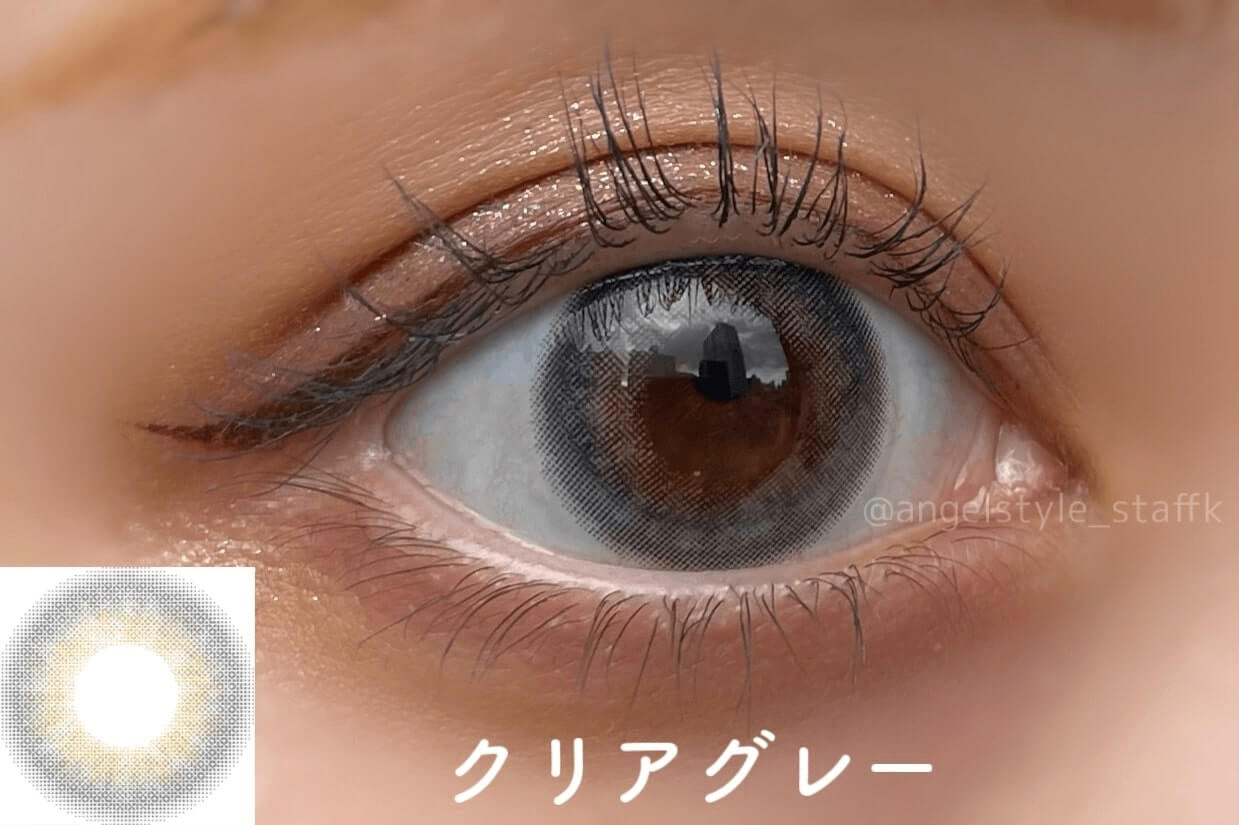 板野友美イメージモデルのシークレットキャンディマジックマンスリーのクリアグレー着画レポ