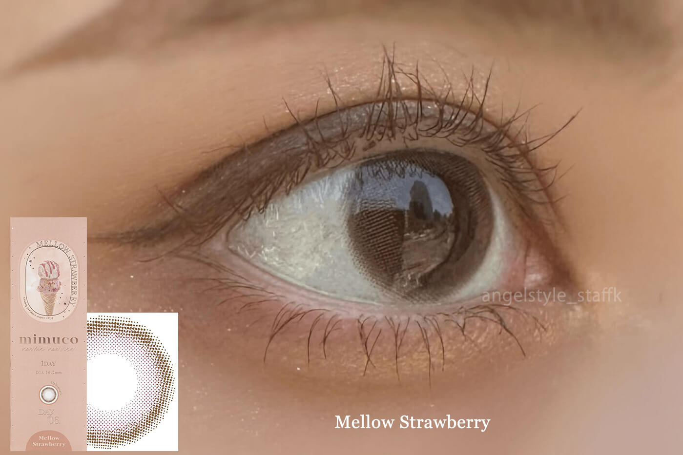 かわにしみきプロデュースカラコンmimuco（ミムコ）メローストロベリー着レポ