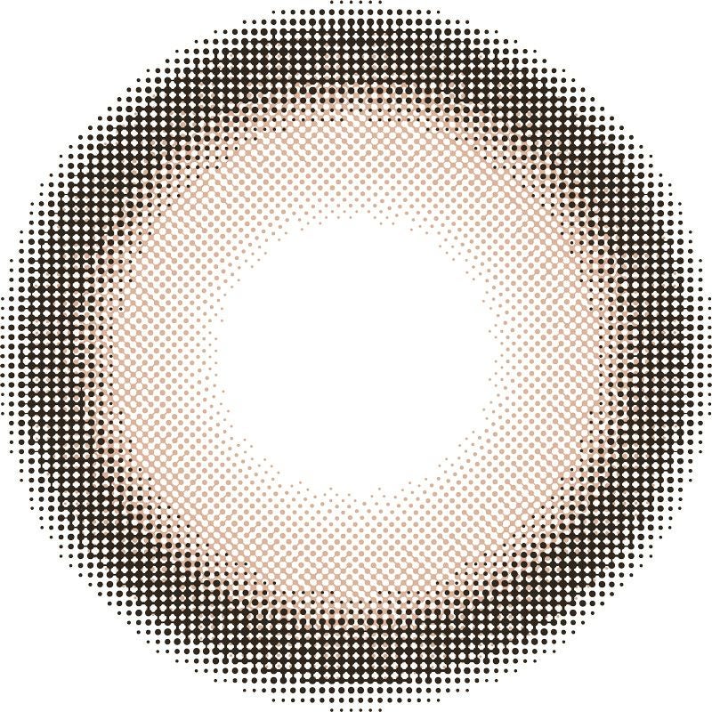 バニラブラウン-レンズ画像-シークレットキャンディーマジックワンデー