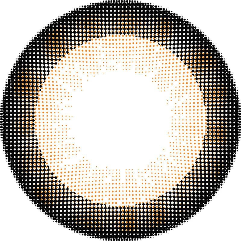 No3ブラウン-レンズ画像-シークレットキャンディーマジックワンデー